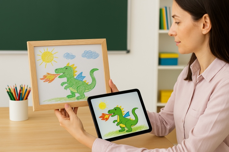 نقاشی جادویی در کلاس درس – چطور میتوان از نقاشی کودکان تجربهای آموزشی ساخت؟